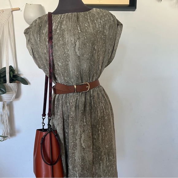 Michael Kors Camel/Tan Dress SZ: 12 - Picture 3 of 7